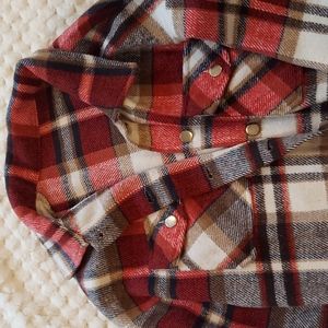 Brand new Corduroy shirt. Silver button down front